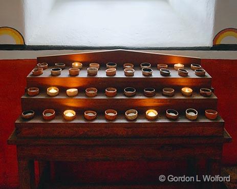 Mission Candles_33828.jpg - Mission Espíritu SantoPhotographed at Goliad, Texas, USA.